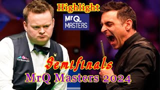 Ronnie OSullivan vs Shaun Murphy SF Highlight MrQ Masters 2024 Snooker [upl. by Clarita433]