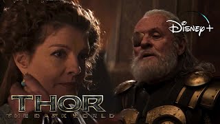 Thor The Dark World  Odin And Frigga Scene  Disney 2013 [upl. by Spiers]