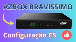 AzBox Bravissimo Configuração CS Reviva Seu Receptor 2024 [upl. by Enitsirc]