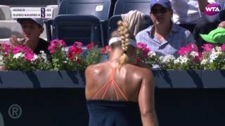 2017 Abierto GNP Semifinals  Shot of the Day  Angelique Kerber [upl. by Harihat446]