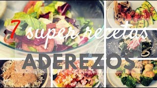 7 SUPER RECETAS DE ADEREZOSㅣAderezos para las Ensaladas [upl. by Inaffit]