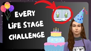 BIRTHDAY TIME in the Every Life Stage Challenge in the Sims 4  Part 11 [upl. by Anrim]