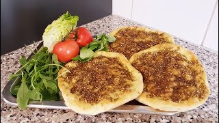 How to make the traditional Lebanese Manakish  Episode79  طريقة عمل مناقيش بالزعتر اللبنانية [upl. by Bryce389]