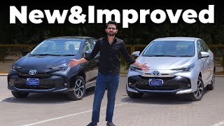 Toyota Yaris Facelift 2024  First Look Review  PakWheels [upl. by Malissia]