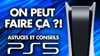 ON PEUT FAIRE ÇA  😮 Quelques conseils et astuces pratiques pour la PlayStation 5  🔥 Les Tutos PS5 [upl. by Reivilo284]