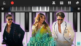 Mast Malang jhoom  Bade Miyan Chote Miyan  Easy Piano Tutorial [upl. by Torras]