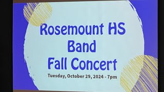 Rosemount High School Fall Band Concert  Chamber Winds October 2024 [upl. by Schober828]