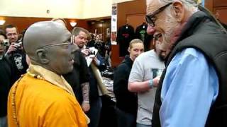 THE HARE KRISHNA ZOMBIE AND GEORGE ROMERO REUNITE [upl. by Uoliram303]