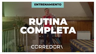 ENTRENA EN CASA CON FIZ Rutina completa  CORREDOR [upl. by Annala]