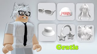 COMO CONSEGUIR ITEMS GRATIS EN ROBLOX 2024 ítems blancos😱 [upl. by Atirat]