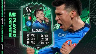 SHAPESHIFTERS LOZANO PLAYER REVIEW  FIFA 22 Player Reviews [upl. by Aikcir]