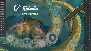 Rebelle 7 Live painting group  Octopus [upl. by Alludba]