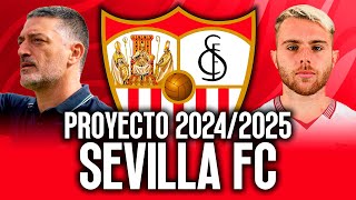 RECONSTRUCCIÓN SEVILLA FC 20242025  Proyecto con fichajes salidas y alineación [upl. by Aninep]