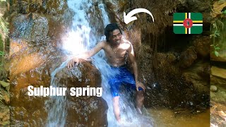 EEAZYJ Vlog Visiting Sulphur Spring Dominica [upl. by Eetsim]