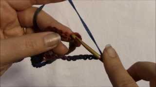 Free Crochet Tutorial Puff Stitch Necklace [upl. by Timothee]