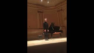 Alexandre Kantorow plays in Carnegie Hall New York [upl. by Citron]