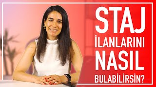 BÜYÜK ŞİRKETLERDE STAJ NASIL BULUNUR [upl. by Hedda978]