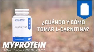 ¿Cuándo y cómo tomar L Carnitina [upl. by Ara]