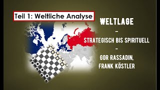 Im Gespräch  Weltlage strategisch bis spirituell  Teil 1 Weltlich  Gor Rassadin Frank Köstler [upl. by Levona]