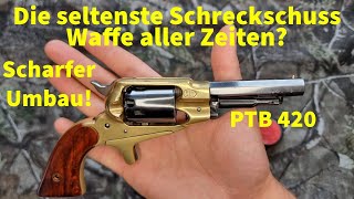 Die seltenste Schreckschusswaffe aller Zeiten Umbau eines scharfen 31er Revolvers PTB 420 [upl. by Buonomo]