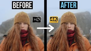 Video Quality ENHANCER  Too good to be true Convert HD to CRISPY 4K VIDEO [upl. by Sass]