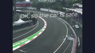 F1 2019  Mexico  Valtteri Bottas crash Qualifying [upl. by Ayoj397]