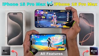 iPhone 16 pro max vs iPhone 15 pro max speed test and comparison all features [upl. by Talich]