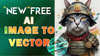 NEW Free AI tool to convert images to vector  FREE VECTORIZER for Images to vector  DesignMentor [upl. by Ecyak]