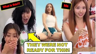 TWICE Loses Their Minds Over Nayeon’s Sey Croch Grab Dance [upl. by Anna-Diana]