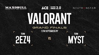 Gaming Arena 20 Finale  Valorant  Team 2EZ4 vs Team MyST [upl. by Burtis]