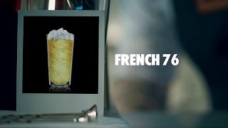 FRENCH 76 DRINK RECIPE  HOW TO MIX [upl. by Ytsirhc]