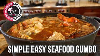 Seafood Gumbo  CHEF CARMEN ATL [upl. by Barclay]