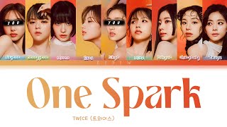 TWICE  ONE SPARK but you are Nayeon amp Jihyo Color Coded Lyrics Karaoke [upl. by Clovah690]