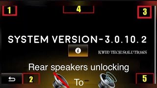 Renault Medianav 30102 rear speakers unlocking  Hindi [upl. by Crawford]