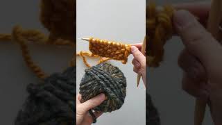 How to Add New Ball of Yarn  Knitting Tips shorts [upl. by Haelak]