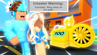 I Spent 100000 On DISASTERS With My Girlfriend In Roblox [upl. by Mill627]