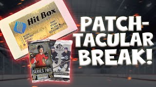 Massive Patch Auto Hockey Card Pack Opening From Hitbox Sports Cards Allstar Subscription [upl. by Vowel39]