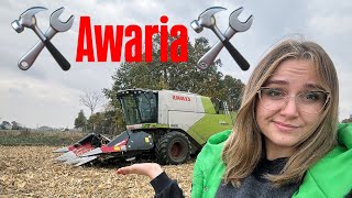 🔩ŚRUBA 🛠️ Jak do tego doszło  Żniwa kukurydziane 🌽 i awaria 😱🛠️  CLASS [upl. by Osner]