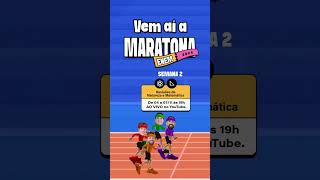 🏁MARATONA ENEM 2024 REVISÃO 100 GRATUITA E AO VIVO🚀 SHORTS [upl. by Bramwell416]