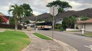 Honolulu TheBus Route 23Kahala Mall Bus 522 [upl. by Brighton200]