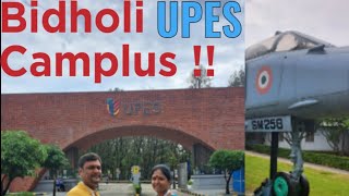 UPES university  Bidholi Campus tour Fighter Plane  First day in college  Dehradun [upl. by Anatollo80]