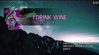 MAGICSING Karaoke ADELE  I DRINK WINE karaoke  pop [upl. by Anelem]