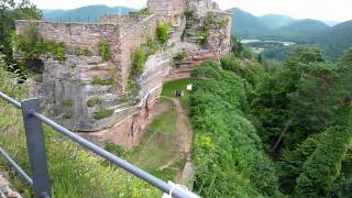 WFAC Dahn 2010 Burgruine Altdahn Dahner Felsenland Clip 4 [upl. by Dolorita]