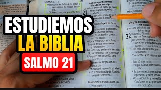 Cómo ESTUDIAR la BIBLIA correctamente Salmo 21 [upl. by Plate]