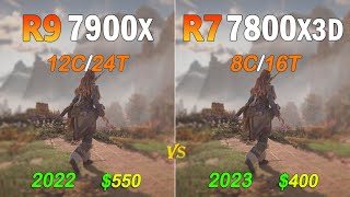 Ryzen 7 7800X3D vs Ryzen 9 7900X  Which is better for Gaming amp Workstation [upl. by Anahcra771]