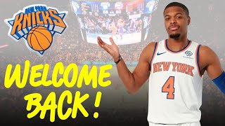 WELCOME BACK  Shocking Reunion Knicks Eyeing Dennis Smith Jr for Key Comeback Move KNICKS NEWS [upl. by Adnahsat]