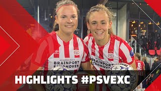 HIGHLIGHTS  PSV Vrouwen  Excelsior Barendrecht [upl. by Adnawt678]