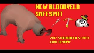 New Stronghold Slayer Cave Bloodveld safespot 2017 SLAYER CAVE REVAMP [upl. by Herbie]