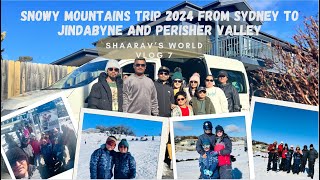 Snowy Mountains Trip 2024 from Sydney to Jindabyne and Perisher Valley in 12 seater family Van [upl. by Pascasia]