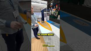 NON expandable NON contractible Marine Flooring marineflooring boatshow [upl. by Natan467]